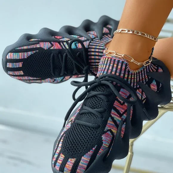 Mixed Color Sneaker - Picture 2 of 11